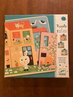 Djeco houten puzzel 3 niveaux 3 lagen konijnen huis, Kinderen en Baby's, Speelgoed | Kinderpuzzels, Ophalen of Verzenden, 10 tot 50 stukjes