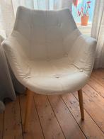 Zuiver kuipstoel (gratis af te halen), Huis en Inrichting, Fauteuils, Ophalen, Gebruikt, Minder dan 75 cm, Leer