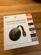 Google Chromecast Ultra - 4K Streaming, Audio, Tv en Foto, Mediaspelers, Ophalen of Verzenden, Gebruikt, HDMI, Zonder harde schijf