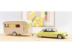 Citroen DS 19 1960 Geel Caravan Digue Schaal 1/18 Norev, Hobby en Vrije tijd, Modelauto's | 1:18, Norev, Ophalen of Verzenden