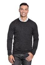 Joe Merino - trui - L - antraciet - uitstekende staat, Kleding | Heren, Maat 52/54 (L), Joe Merino, Ophalen of Verzenden, Grijs