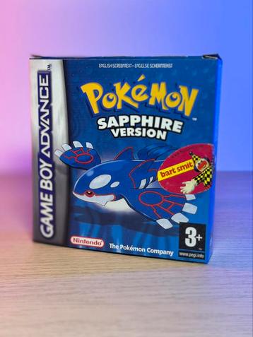 Pokémon Sapphire Version GBA | Complete in Box (CIB) beschikbaar voor biedingen