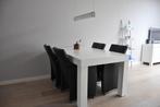Goossens eetkamertafel Clean 160x100cm wit Eikenhout, Gebruikt, 100 tot 150 cm, Eikenhout, Ophalen of Verzenden