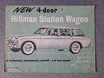 Brochure HILLMAN STATION WAGON - Engels, Ophalen of Verzenden, Gelezen, Overige merken