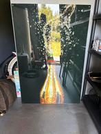 Te koop: Wallfield schilderij champagnefles met Gucci, Antiek en Kunst, Ophalen