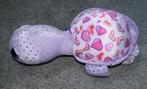 Knuffel schildpad lila paars, Ophalen of Verzenden, Zo goed als nieuw, Overige typen
