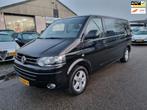 Volkswagen Transporter 2.0 TDI L2H1 DC 140pk Aut. Airco Bj:2, Euro 5, Gebruikt, Zwart, 4 cilinders