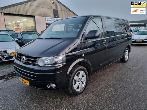 Volkswagen Transporter 2.0 TDI L2H1 DC 140pk Aut. Airco Bj:2, Auto's, Bestelauto's, Bedrijf, Te koop, ABS, Airbags, Airconditioning