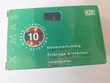 KERSTVERLICHTING, nieuw, 10 lampjes, voor binnen beschikbaar voor biedingen
