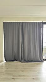 3 IKEA BEKRÄFTA Gordijnroedes 4 BENGTA Verduisterend gordijn, Huis en Inrichting, Ophalen, Zo goed als nieuw, Zwart, 200 cm of meer