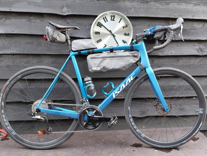 Isaac Vitron Pro Carbon XXL 58 cm  hydro schijf 105 2x12S, Fietsen en Brommers, Fietsen | Racefietsen, Zo goed als nieuw, Heren
