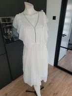 Nieuwe witte Atos Lombardini jurk maat 46, Atos Lombardini, Wit, Maat 46/48 (XL) of groter, Nieuw