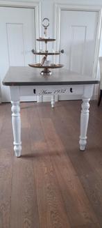 Nette landelijke brocante eettafel, Huis en Inrichting, Ophalen, Gebruikt, 150 tot 200 cm, 25 tot 50 cm