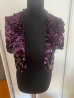 Bolero met lovertjes, Kleding | Dames, Maat 38/40 (M), Paars, Ophalen of Verzenden, Zo goed als nieuw