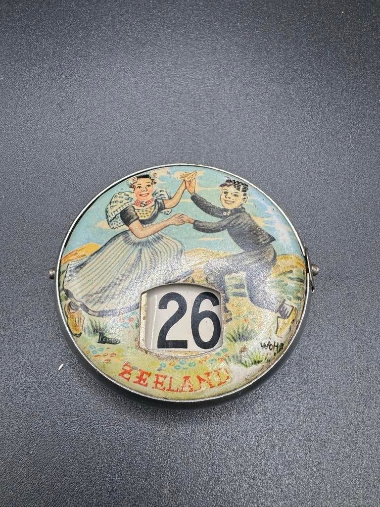 Vintage Flip Kalender - Hollandse Tafereel Jaren '60, Ophalen of Verzenden