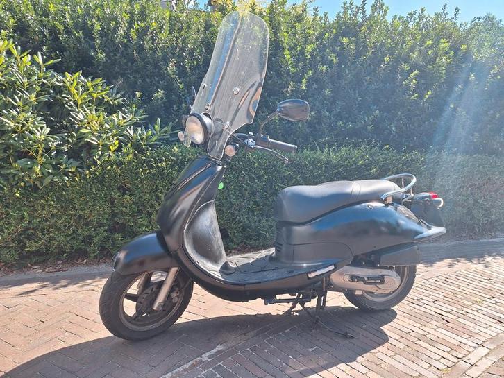 Sym Allo / Cello 2009 20xxx kilometer blauw kenteken 50 km/h, Fietsen en Brommers, Scooters | SYM, Gebruikt, Allo, Maximaal 45 km/u