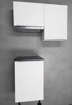 Keukenblokje met afzuigkap., Ophalen, Wit, 50 tot 100 cm, Zo goed als nieuw