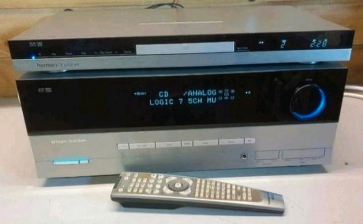 Harman kardon set avr-132 receiver + dvd-27 cd dvd speler, Audio, Tv en Foto, Stereo-sets, Gebruikt, Overige merken, Ophalen of Verzenden