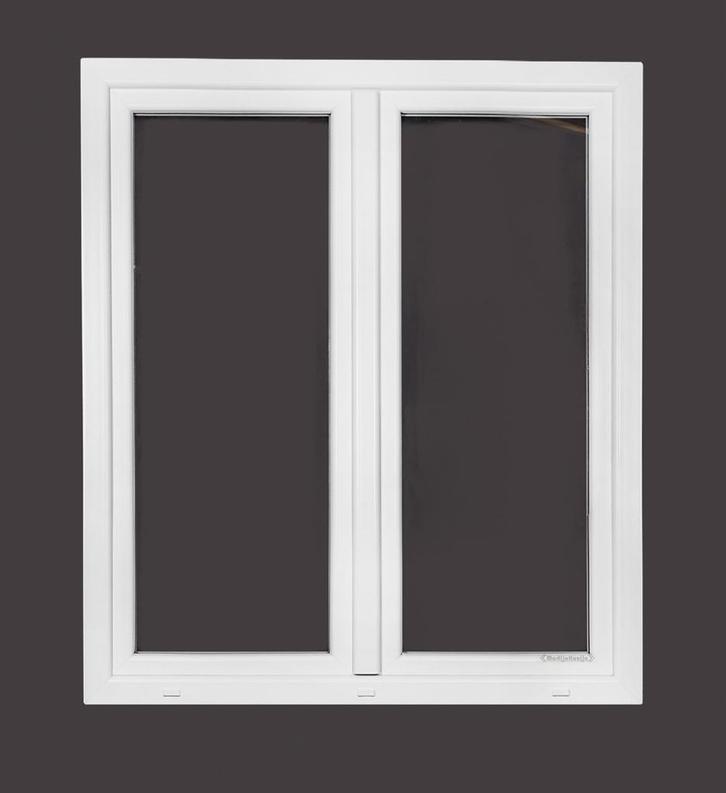 Kunststof draai-draaikiep kozijn b130 x h150 RAL9016, Doe-het-zelf en Verbouw, Kozijnen en Schuifpuien, Nieuw, Overige typen, Kunststof