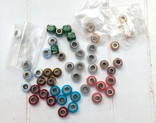 Glaskralen pandora-stijl, Sieraden, Tassen en Uiterlijk, Bedels, Zo goed als nieuw, Overige merken, Glas of Kristal, 4 bedels of meer