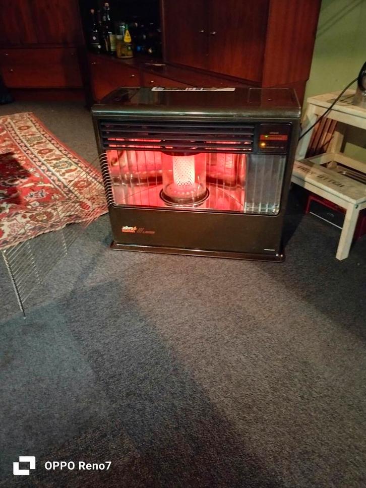 Zibro Kamin LCR 6C 7.4 kw/h Laserkachel. Tevens de zwaarste, Huis en Inrichting, Kachels, Gebruikt, Vrijstaand, Petroleumkachel