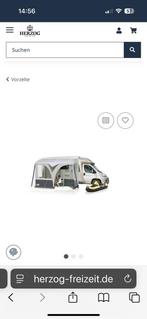 Herzog Pegasus campertent 340x235 cm met luchtkanalen, Caravans en Kamperen, Ophalen, Zo goed als nieuw