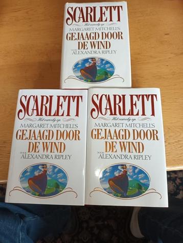 SCARLETT (het vervolg op GEJAAGD DOOR DE WIND) voorraad 2 beschikbaar voor biedingen