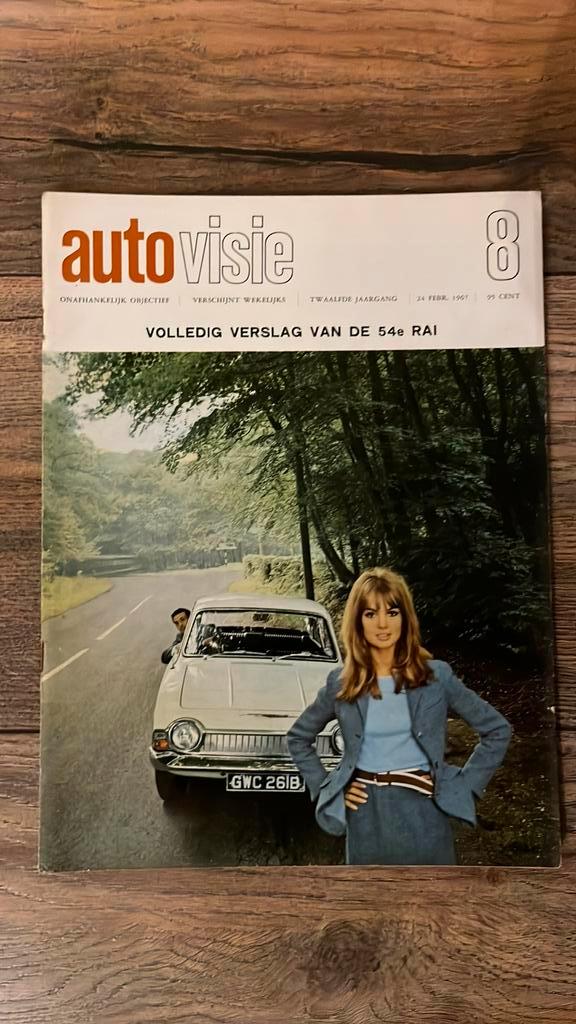 AutoVisie: Abarth 1000 SP, Toyota Corolla, Honda S800, Boeken, Auto's | Folders en Tijdschriften, Gelezen, Algemeen, Ophalen of Verzenden
