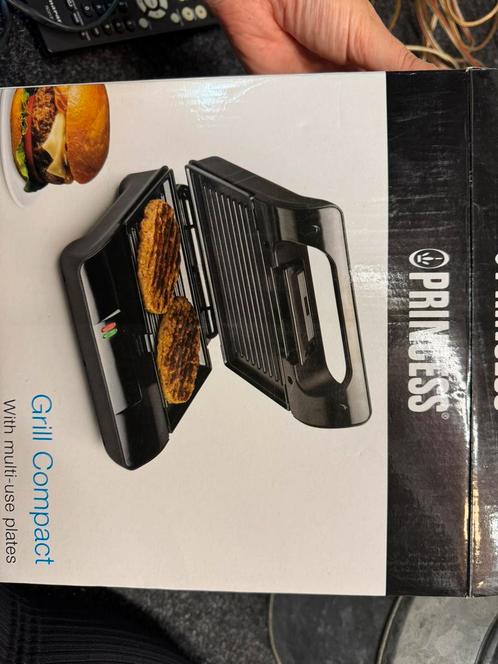 Zo goed als nieuw princess grillapparaat – 1 keer gebruikt!, Witgoed en Apparatuur, Contactgrills, Zo goed als nieuw, Ophalen