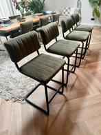 Barkruk zwart groen by boo vier stuks, Huis en Inrichting, Barkrukken, Ophalen, Zo goed als nieuw, 60 tot 90 cm