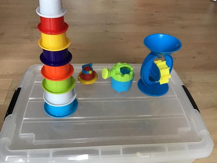 Leuk badspeelgoed set, Kinderen en Baby's, Speelgoed | Babyspeelgoed, Zo goed als nieuw, Overige typen, Ophalen of Verzenden