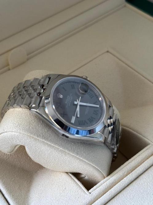 Rolex DateJust Wimbledon Smooth Bezel, Sieraden, Tassen en Uiterlijk, Sporthorloges, Nieuw, iOS, Ophalen of Verzenden