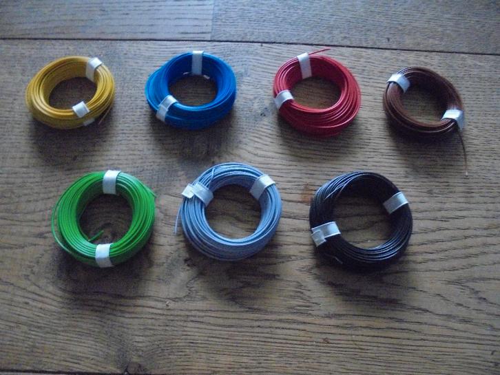 Draad HO 10m Marklin Piko Roco Fleischmann Lima e.d., Hobby en Vrije tijd, Modeltreinen | H0, Nieuw, Treinset, Gelijkstroom of Wisselstroom