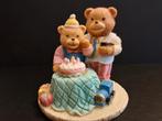 Beeldje beertjes verjaardag, Verzamelen, Beelden en Beeldjes, Ophalen of Verzenden, Zo goed als nieuw, Dier