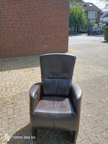 Bruine Lederen Relaxfauteuil beschikbaar voor biedingen