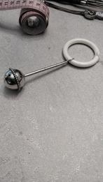 Zilveren rammelaar., Ophalen of Verzenden, Zilver