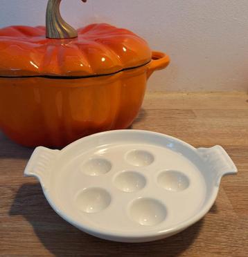 Le Creuset Vintage Escargot Schaaltje Gietijzer beschikbaar voor biedingen