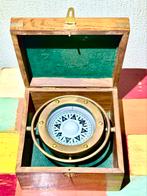 Leuke (souvenir) kompas in een mooie houten kist., Ophalen of Verzenden, Zo goed als nieuw, Gps of Kompas