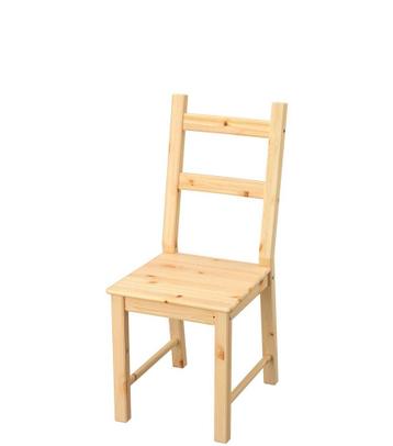 Eetkamerstoel ikea - IVAR hout - afbeelding 3