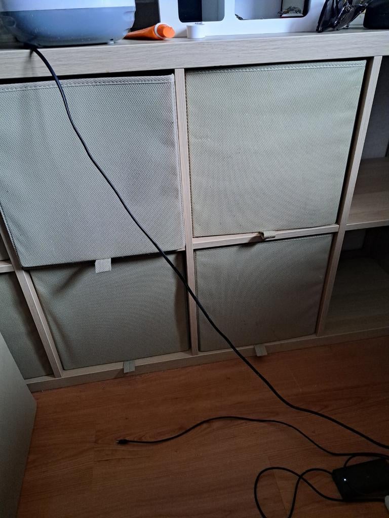 8 beige expedit bakken, Huis en Inrichting, Kasten | Boekenkasten, Ophalen of Verzenden, Zo goed als nieuw