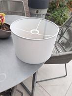Lichtgrijze lampenkap rond - 30cm, Huis en Inrichting, Ophalen, Rond, Zo goed als nieuw, Minder dan 25 cm