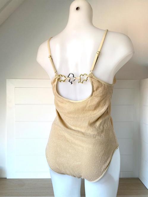 Reinders badpak glitter champagne goud maat L Nieuw, Kleding | Dames, Badmode en Zwemkleding, Zo goed als nieuw, Badpak, Overige kleuren