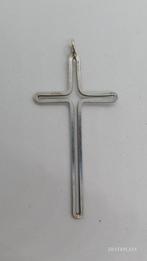 Zilveren Kruisje Hanger - Zwaardje Gekeurd, Ophalen of Verzenden, Zo goed als nieuw, Zilver, Zilver
