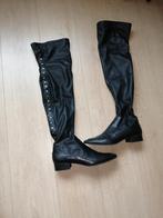 Zara Lange Laarzen Zwart Maat 40, Hoge laarzen, Ophalen of Verzenden, Zo goed als nieuw, Zara