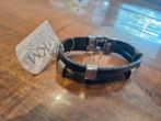 MKM design Armband, Sieraden, Tassen en Uiterlijk, Armbanden, Ophalen of Verzenden, Nieuw, Zwart, Leer