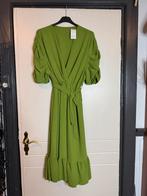 NIEUW! Groene jurk met steentjes one size t/m maat 48, Kleding | Dames, Maat 46/48 (XL) of groter, Nieuw, Ophalen of Verzenden