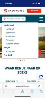 Social deal vouchers snowworld 2 st. Ook per stuk te koop., Tickets en Kaartjes, Twee personen, Overige soorten, Overige typen