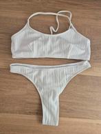 Witte Shein Rib Bikini - Nieuw!, Kleding | Dames, Badmode en Zwemkleding, Verzenden, Wit, Nieuw, Bikini