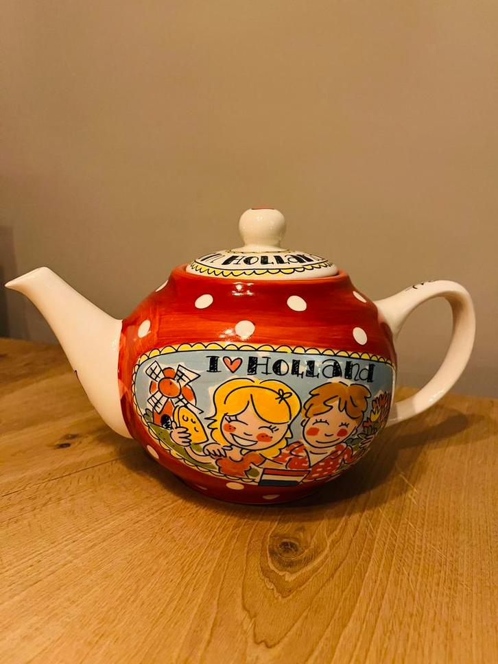 Blond Amsterdam theepot met theelicht €35, Huis en Inrichting, Keuken | Servies, Zo goed als nieuw, Overige typen, Blond Amsterdam