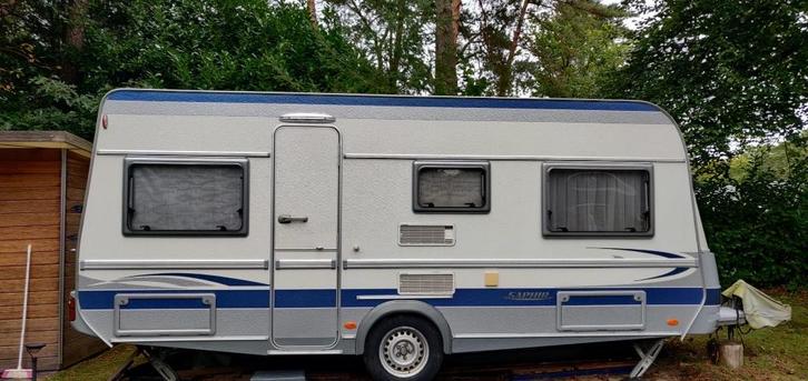 Fendt Saphir 490 TF, Caravans en Kamperen, Caravans, Particulier, tot en met 4, 1000 - 1250 kg, Rondzit, Fendt, Dwarsbed, Omvormbare zithoek